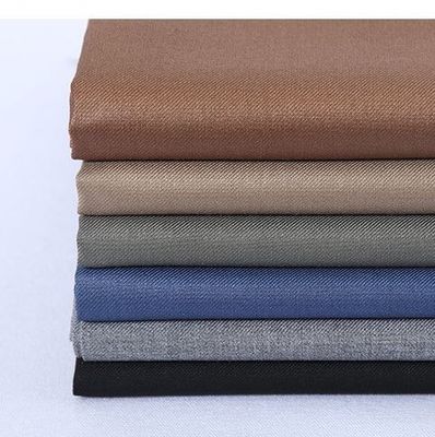 OEM Soft Feel Polyester Rayon Spandex Fabric 360G TR Elastic Viscose Woven For Suit Fabric