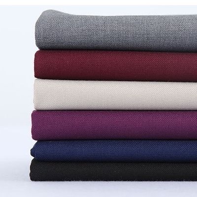 525GSM TR Wool Blended Twill Dyeing Twill Coat Fabric 148CM