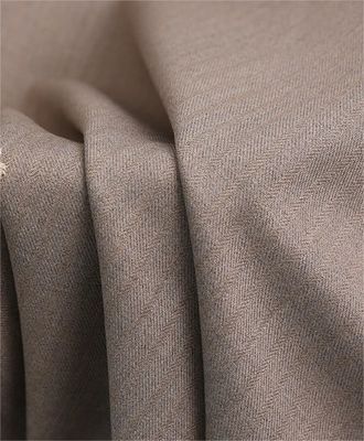 High Color Fastness Yarn Dyed Fabric Herringbone Pattern TR Polyester Viscose Fabric
