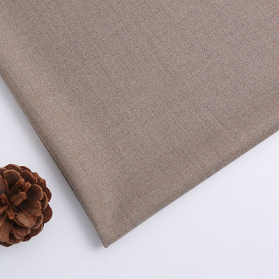 High Color Fastness Yarn Dyed Fabric Herringbone Pattern TR Polyester Viscose Fabric