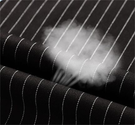 Slightly Elastic 245GSM Yarn Dyed Fabric Strip Checkered TR Striped OEM