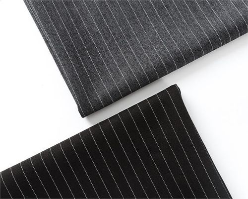 Slightly Elastic 245GSM Yarn Dyed Fabric Strip Checkered TR Striped OEM