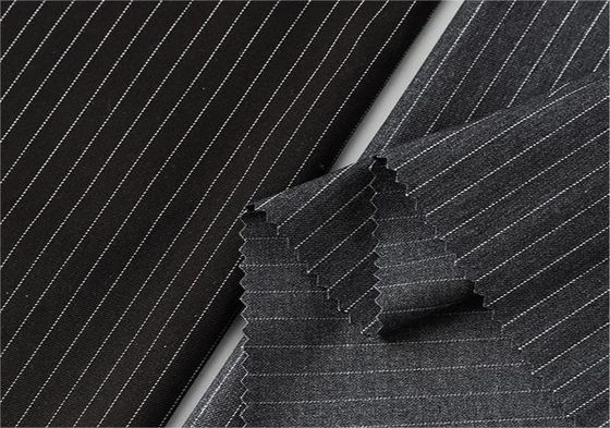 Slightly Elastic 245GSM Yarn Dyed Fabric Strip Checkered TR Striped OEM