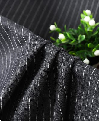 Slightly Elastic 245GSM Yarn Dyed Fabric Strip Checkered TR Striped OEM