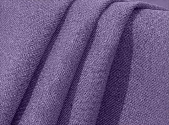 Spandex Polyester Wool Fabric Twill Fabric Customizable Luxury Garment