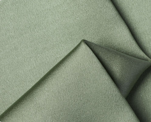 300GSM Polyester Soft Satin Fabric Medium Weight Green Satin Fabric For Clothing