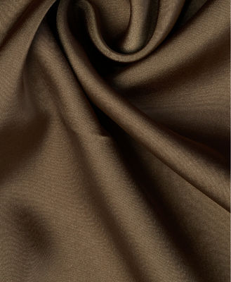 Luxurious Satin Yarn Fabric Tear Resistant Brown Satin Fabric For Clothing