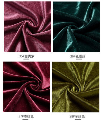 Printed Yellow Velvet Upholstery Fabric 250GSM Black Vintage Velvet Upholstery Fabric