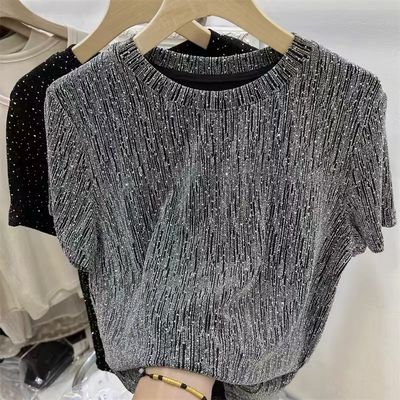 250G/Sqm Tear Resistant Velour Material Rhinestone OEKO TEX Luxury Velvet Upholstery Fabric