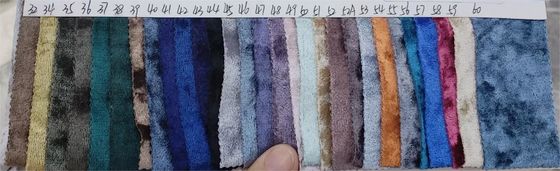 Soft Feel Velour Fabric Customized Color Breathable Soft Fabric Gold For Home Textile