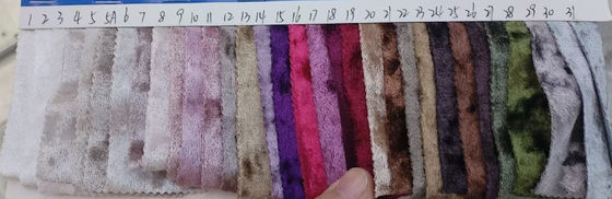 Soft Feel Velour Fabric Customized Color Breathable Soft Fabric Gold For Home Textile