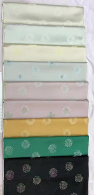 Soft Airy Viscose Jacquard Viscose Fabric Summer Shawl Floral Jacquard Fabric