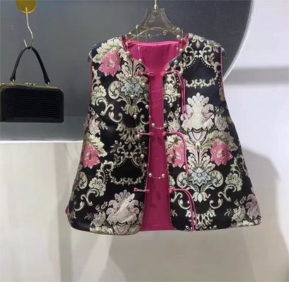 100% Polyester Moire Jacquard Cloth Material 148CM -150CM Damask Jacquard Fabric