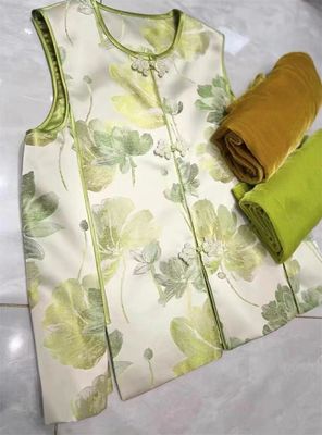 Clothing Home Textiles Viscose Jacquard Lotus Jacquard Fabric For Women