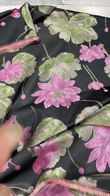 Clothing Home Textiles Viscose Jacquard Lotus Jacquard Fabric For Women