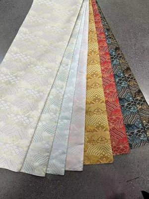 Soft Luxurious Viscose Jacquard Polyester Floral Jacquard Fabric For Upholstery