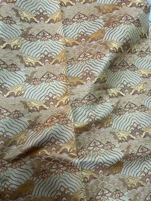 Soft Luxurious Viscose Jacquard Polyester Floral Jacquard Fabric For Upholstery