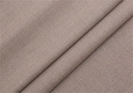 High Color Fastness Yarn Dyed Fabric Herringbone Pattern TR Polyester Viscose Fabric